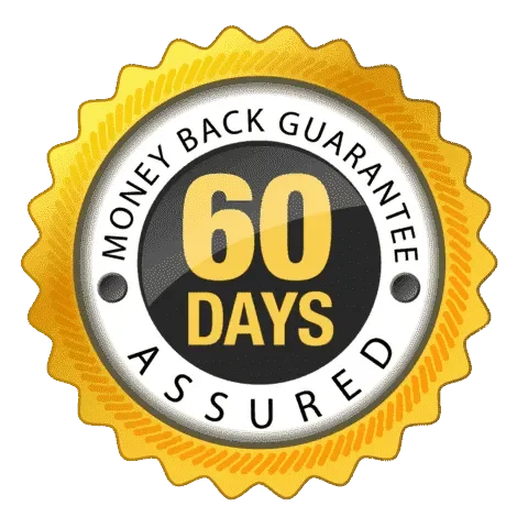 60 days Money Back Guarantee